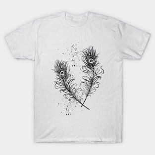 Peacock Feathers T-Shirt